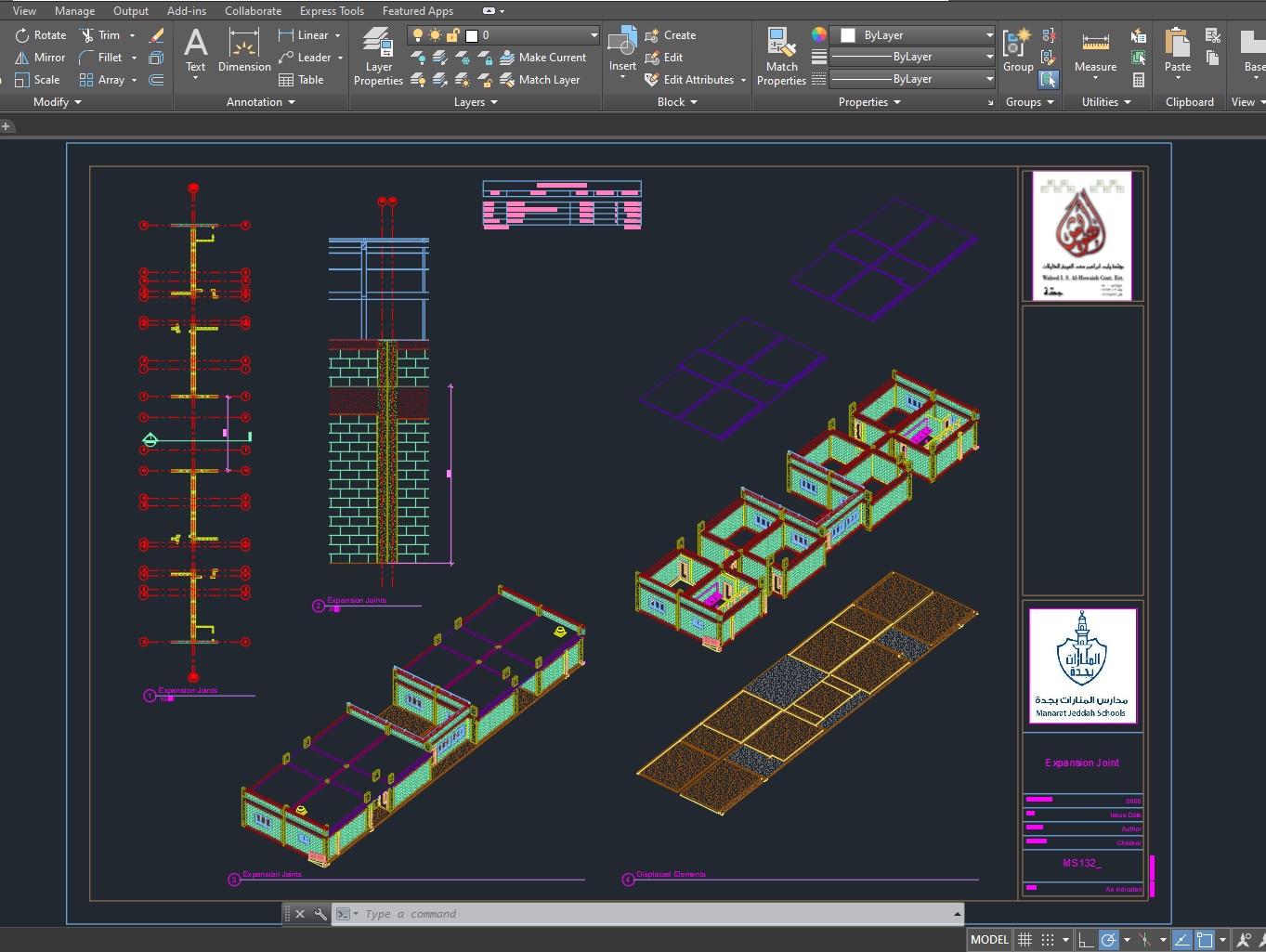 Manarat Schools — Shop Drawings & BOQ